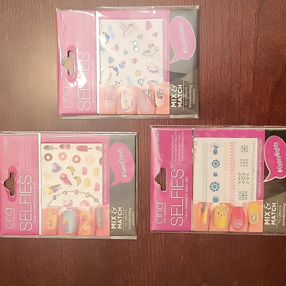 Cina nail stickers and others all New!!!